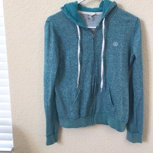 Teal zip-up